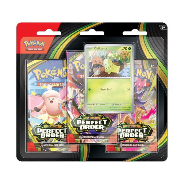 Pokémon TCG Mega Evolution — Perfect Order Blister 3-Pack