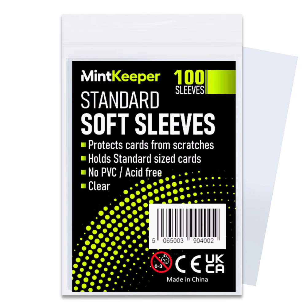 MintKeeper Standard Soft Card Sleeves (100 Pack)
