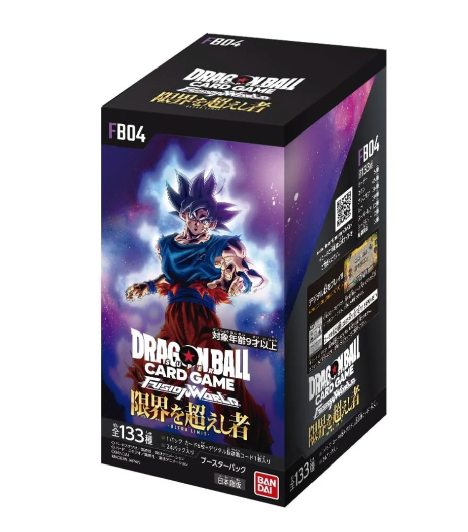 Dragon Ball Super Card Game Fusion World FB-04 Ultra Limit Booster Box Japanese