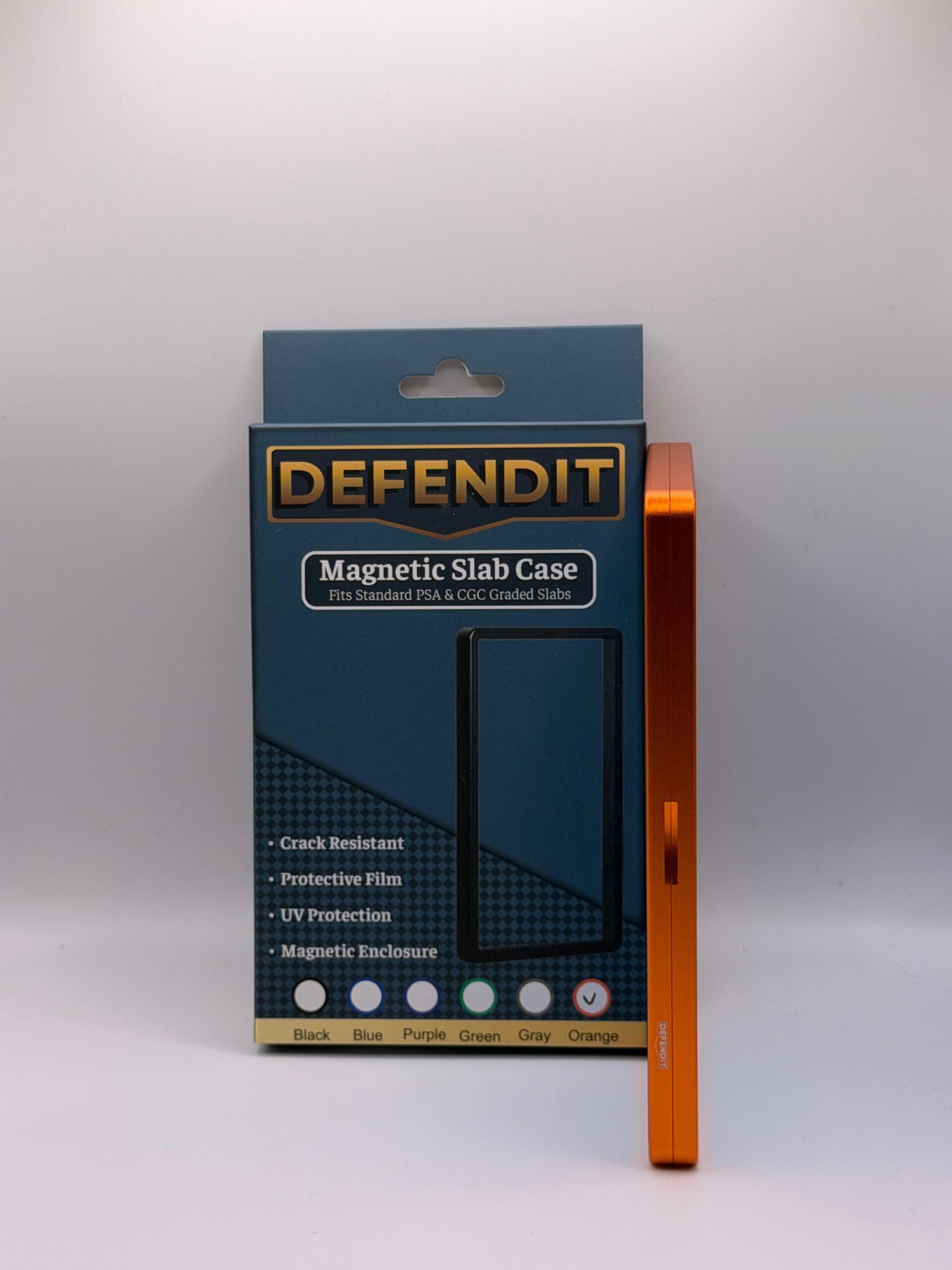 Defendit - Magnetic Slab Case - PSA / CGC - Orange